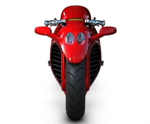Суперский Мотоцикл Ferrari с тачскрин-управлением