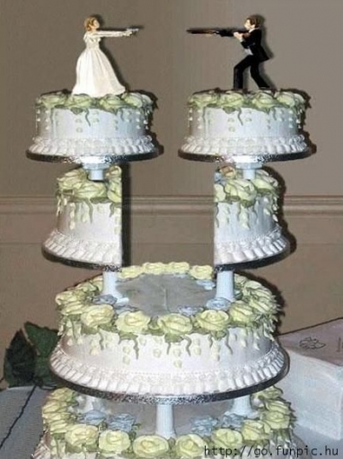 ОЧЕНЬ оригинальные свадебные торты!!