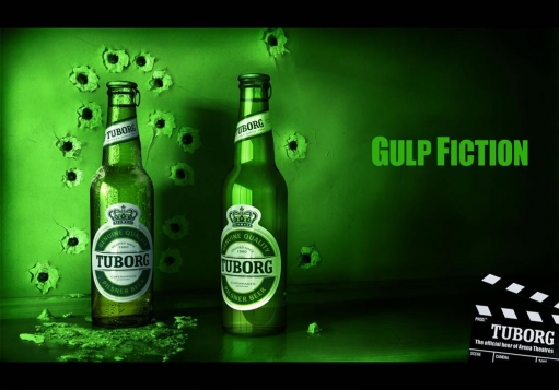Креативная реклама от TUBORG GREEN.