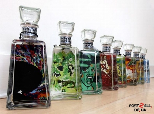 Креативные бутылки текилы
