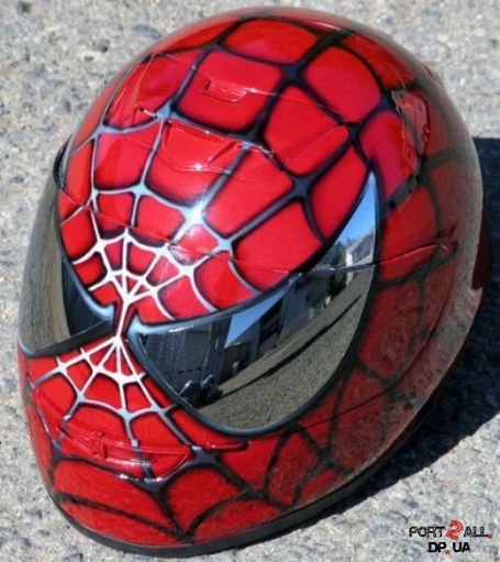 Необычные креативные шлемы для мотоциклов.