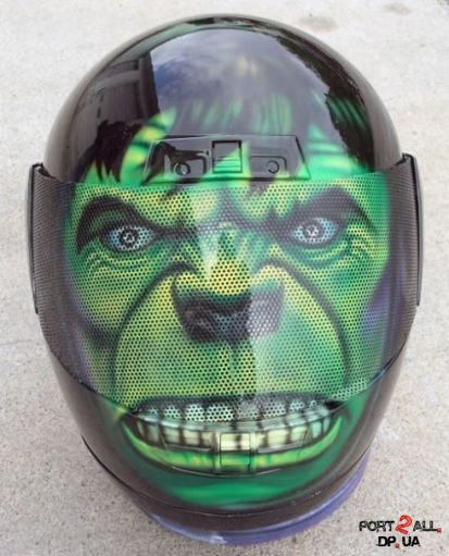 Необычные креативные шлемы для мотоциклов.