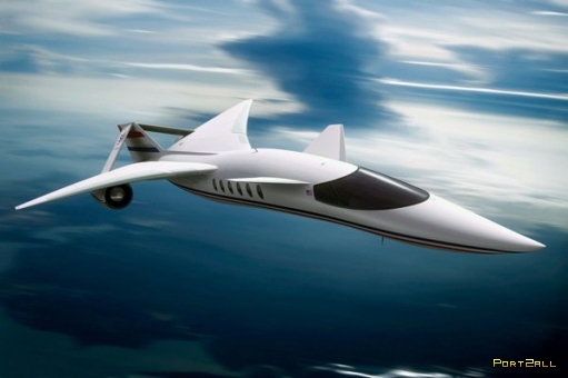 Сверхзвуковой самолет под названием Quiet Supersonic Transport (QSST).