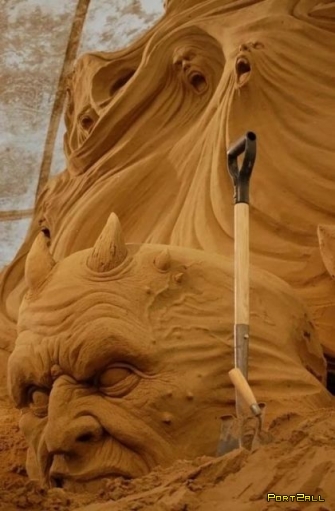 Самая большая скульптура из песка! Крупнейшая скульптура из песка!