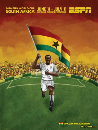 Плакаты чемпионата мира по футболу 2010.