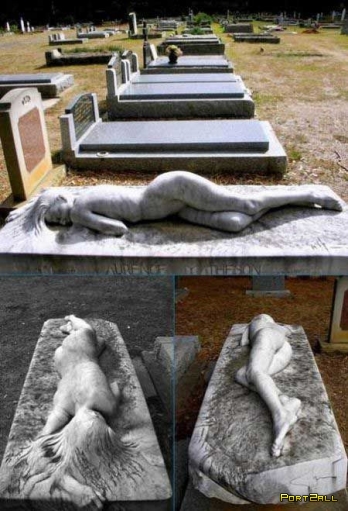 Необычные надгробия. Странные надгробия.