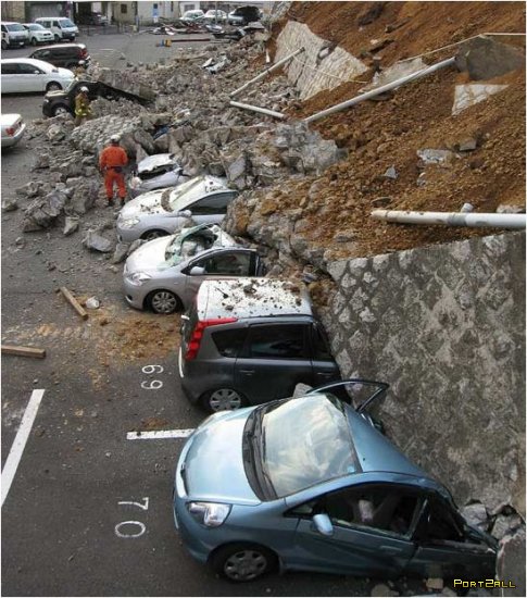 Землетрясение в Японии.